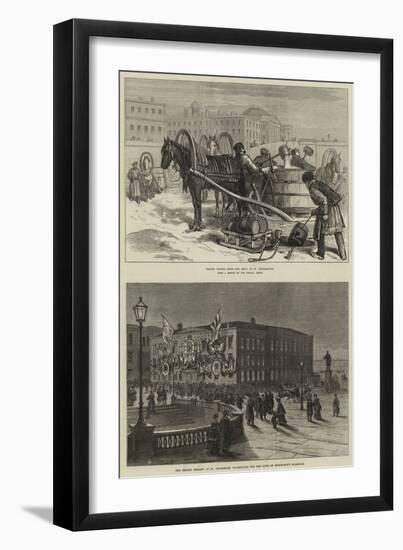 Scenes in St Petersburg-Frank Watkins-Framed Giclee Print