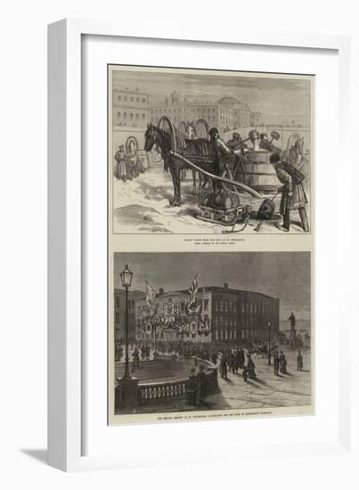 Scenes in St Petersburg-Frank Watkins-Framed Giclee Print