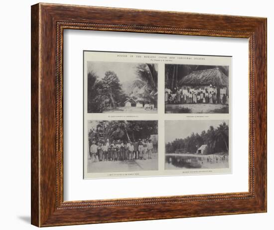 Scenes in the Keeling Cocos and Christmas Islands-null-Framed Giclee Print