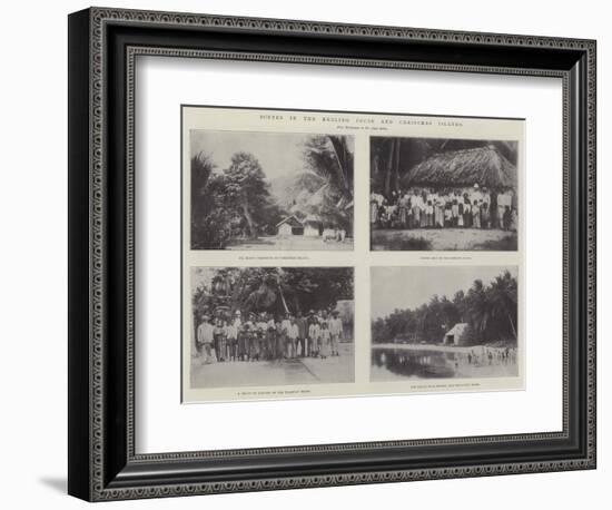 Scenes in the Keeling Cocos and Christmas Islands-null-Framed Giclee Print