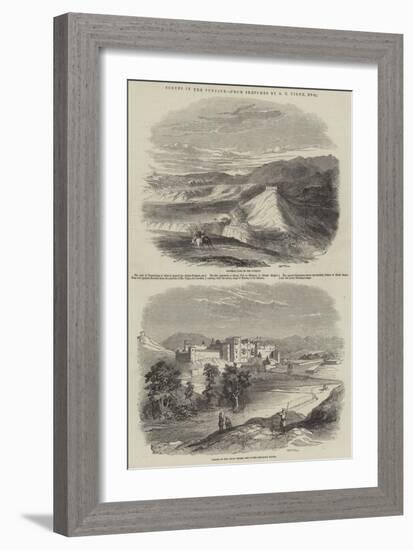 Scenes in the Punjaub-Godfrey Thomas Vigne-Framed Giclee Print