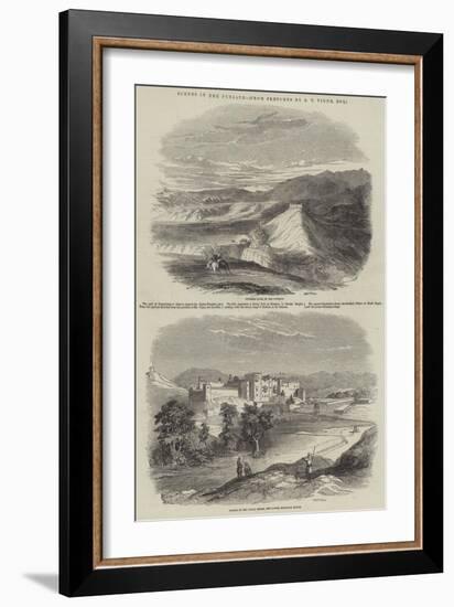 Scenes in the Punjaub-Godfrey Thomas Vigne-Framed Giclee Print