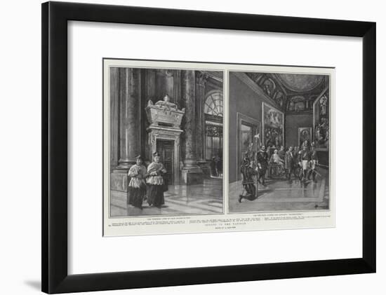 Scenes in the Vatican-null-Framed Giclee Print