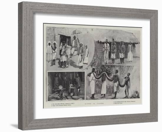 Scenes in Uganda-null-Framed Giclee Print