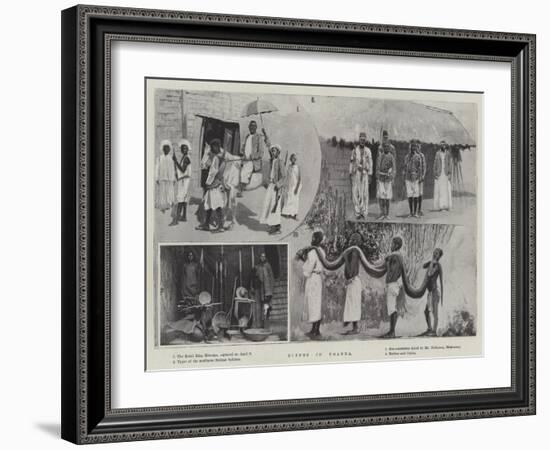 Scenes in Uganda-null-Framed Giclee Print