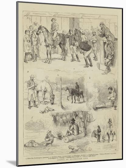 Scenes of Australian Life-Alfred Chantrey Corbould-Mounted Giclee Print