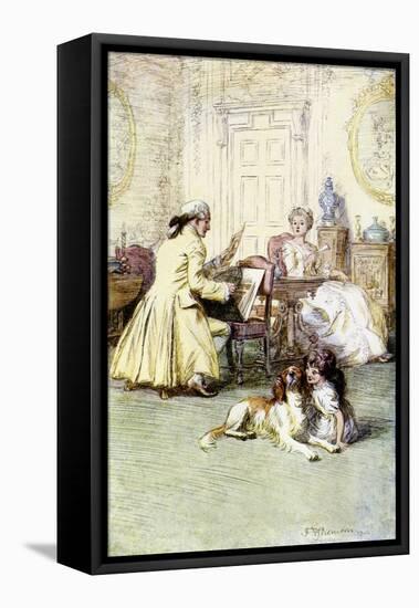 Scenes of Clerical Life by George Eliot-Hugh Thomson-Framed Premier Image Canvas