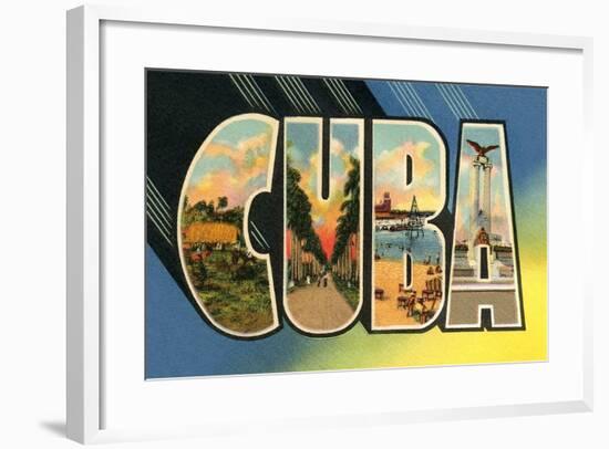 Scenes of Cuba-null-Framed Art Print