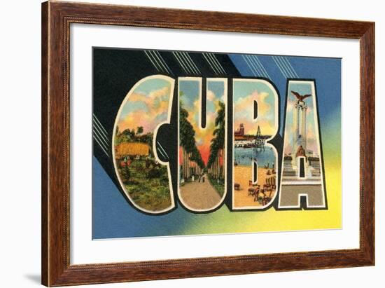 Scenes of Cuba-null-Framed Art Print