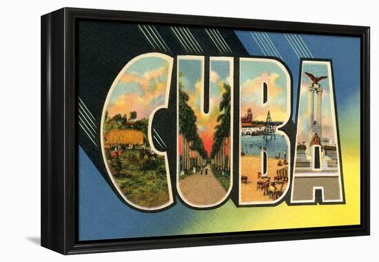 Scenes of Cuba-null-Framed Stretched Canvas