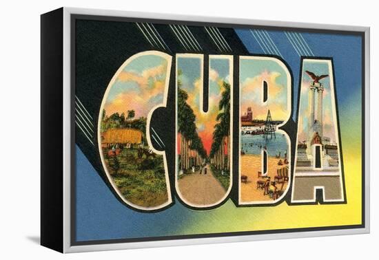Scenes of Cuba-null-Framed Stretched Canvas