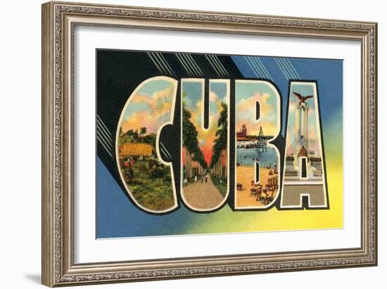 Scenes of Cuba-null-Framed Art Print