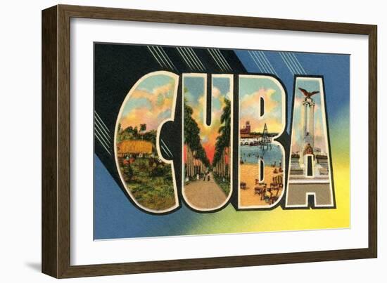 Scenes of Cuba-null-Framed Art Print