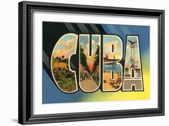 Scenes of Cuba-null-Framed Art Print