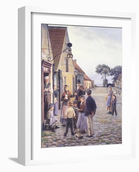 Scenes of Everyday Life in Kerteminde, 1901-Harold Copping-Framed Giclee Print