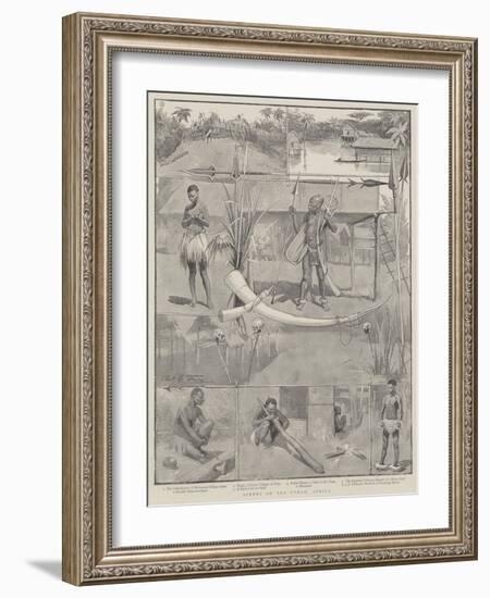 Scenes on the Congo, Africa-Charles Edwin Fripp-Framed Giclee Print