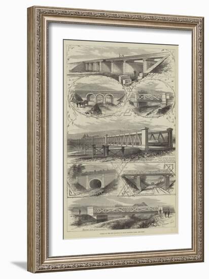 Scenes on the New Railway in Japan Between Osaka and Kobe-Thomas Sulman-Framed Giclee Print