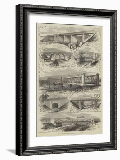 Scenes on the New Railway in Japan Between Osaka and Kobe-Thomas Sulman-Framed Giclee Print