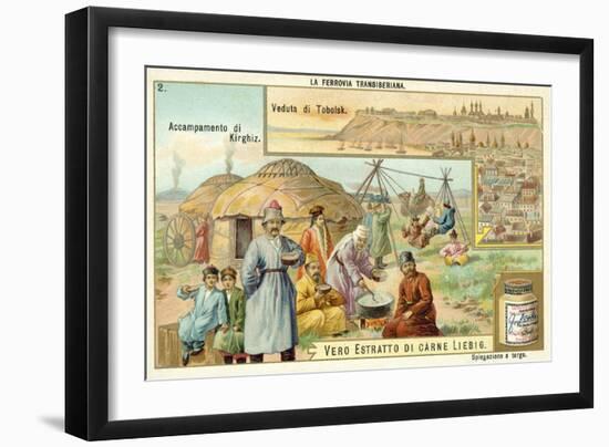 Scenes on the Trans-Siberian Railway-null-Framed Giclee Print