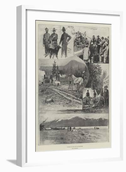 Scenes on the Way to Klondike-Henry Charles Seppings Wright-Framed Giclee Print