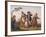 Scenes with Figures in Traditional Costumes-Raffaele Giovine-Framed Giclee Print