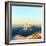 Scenic Alpine Landscape with and Mountain Ranges. Natural Mountain Background-Evgeny Bakharev-Framed Photographic Print