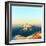 Scenic Alpine Landscape with and Mountain Ranges. Natural Mountain Background-Evgeny Bakharev-Framed Photographic Print