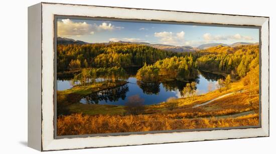 Scenic autumn landscape, Lake District, Cumbria, England, United Kingdom-Panoramic Images-Framed Premier Image Canvas