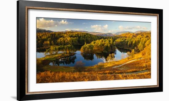 Scenic autumn landscape, Lake District, Cumbria, England, United Kingdom-Panoramic Images-Framed Photographic Print