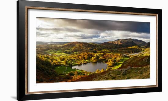 Scenic autumn landscape, Lake District, Cumbria, England, United Kingdom-Panoramic Images-Framed Photographic Print