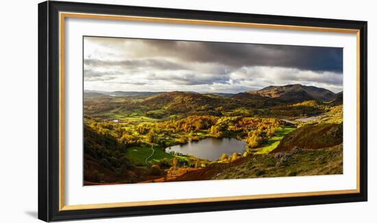 Scenic autumn landscape, Lake District, Cumbria, England, United Kingdom-Panoramic Images-Framed Photographic Print