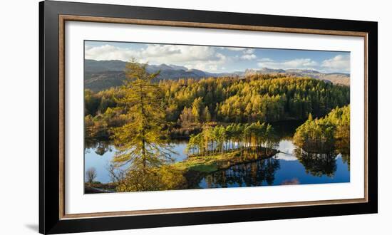 Scenic autumn landscape, Lake District, Cumbria, England, United Kingdom-Panoramic Images-Framed Photographic Print