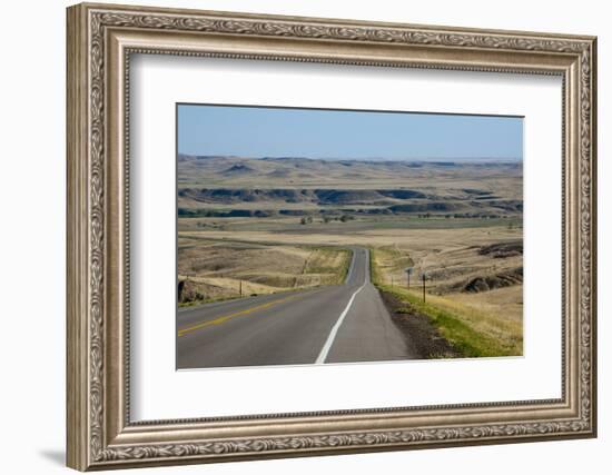 Scenic Byway, Cheyenne River Sioux Reservation, South Dakota-Angel Wynn-Framed Photographic Print