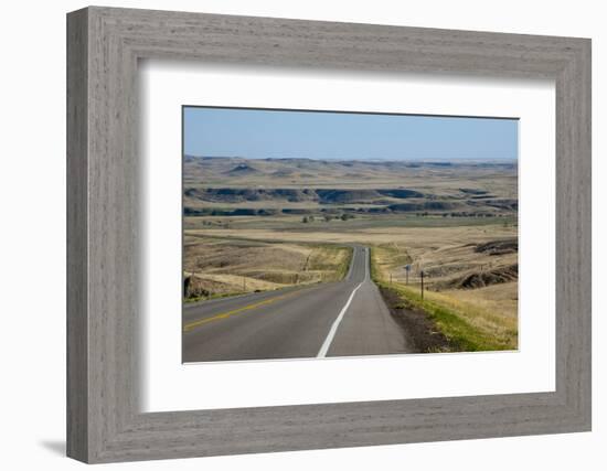 Scenic Byway, Cheyenne River Sioux Reservation, South Dakota-Angel Wynn-Framed Photographic Print