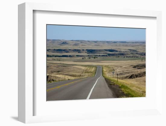 Scenic Byway, Cheyenne River Sioux Reservation, South Dakota-Angel Wynn-Framed Photographic Print