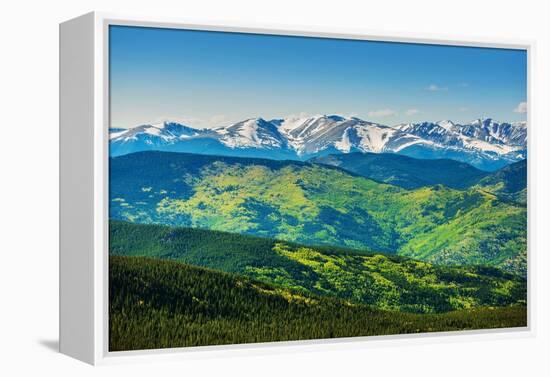 Scenic Colorado Mountains-duallogic-Framed Premier Image Canvas