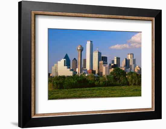 Scenic Dallas skyline-null-Framed Photographic Print