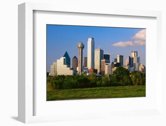 Scenic Dallas skyline-null-Framed Photographic Print