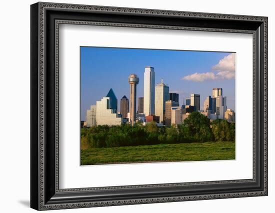 Scenic Dallas skyline-null-Framed Photographic Print