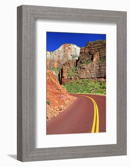 Scenic Drive - Zion National Park - Utah - United States-Philippe Hugonnard-Framed Photographic Print