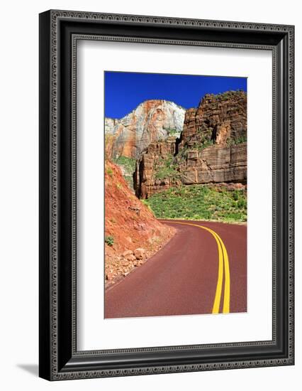 Scenic Drive - Zion National Park - Utah - United States-Philippe Hugonnard-Framed Photographic Print