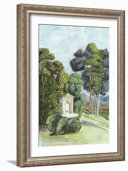 Scenic French Wallpaper I-Naomi McCavitt-Framed Art Print