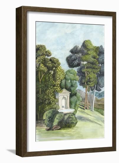 Scenic French Wallpaper I-Naomi McCavitt-Framed Art Print