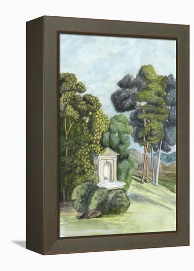 Scenic French Wallpaper I-Naomi McCavitt-Framed Stretched Canvas