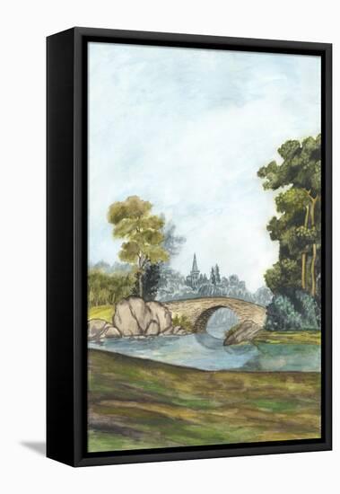 Scenic French Wallpaper III-Naomi McCavitt-Framed Stretched Canvas