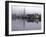 Scenic Harbor View with Masted Ships and Buildings Reflected in Placid Waters at Mystic Seaport-Alfred Eisenstaedt-Framed Photographic Print