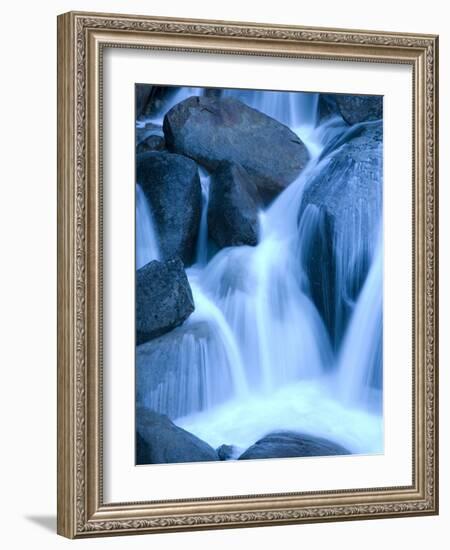 Scenic Image of Cascade Creek in Yosemite National Park.-Justin Bailie-Framed Photographic Print