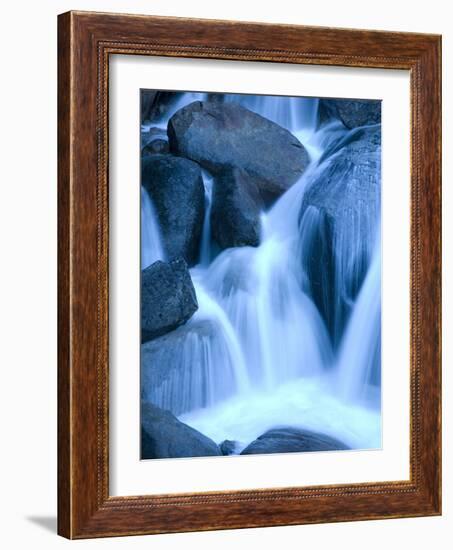 Scenic Image of Cascade Creek in Yosemite National Park.-Justin Bailie-Framed Photographic Print