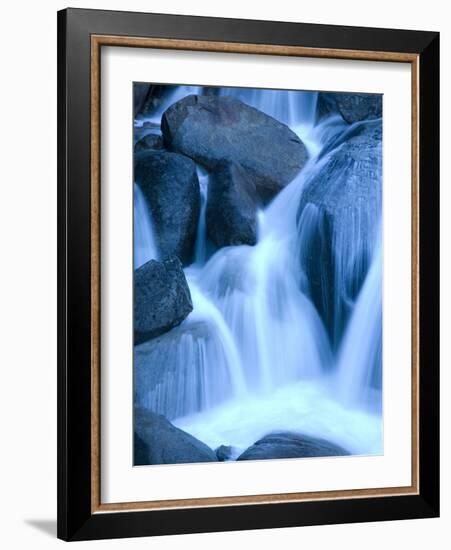 Scenic Image of Cascade Creek in Yosemite National Park.-Justin Bailie-Framed Photographic Print