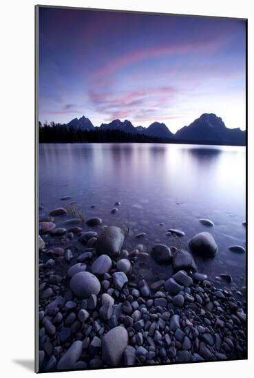 Scenic Image Of Jackson Lake In Grand Teton National Park, WY-Justin Bailie-Mounted Photographic Print